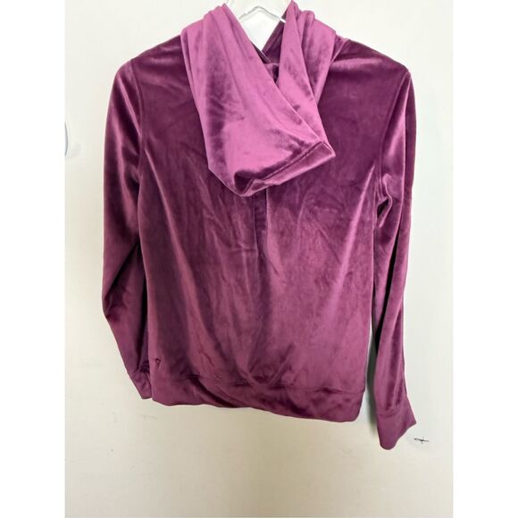 Ivivva By Lululemon Set To Go Velour Hoodie Pullover Magenta Girls 14 - Picture 3 of 4